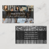 イベント開催者風船付き名刺 名刺 (正面/裏面)