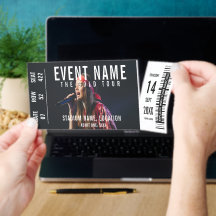 イベント コンサート チケット DIY チケット テンプレート 写真