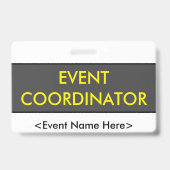 「イベント·コーデモダンィネータ」バッジ バッジ (Back)