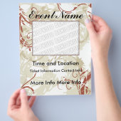 イベント フラワール グランジ フライヤー (手)