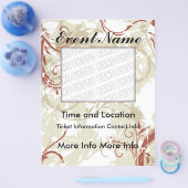 イベント フラワール グランジ フライヤー (シングル)