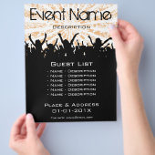 イベント プロモーション チラシ (手)