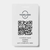 イベントIDカスタマイズラニヤード名タグ（QRコード付） バッジ (裏面)