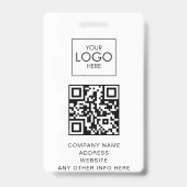 イベントIDカスタマイズラニヤード名タグ（QRコード付） バッジ (裏面)