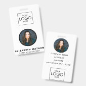 イベントIDカスタマイズラニヤール名タグ（写真） バッジ (Front & Back)