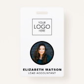 イベントIDカスタマイズラニヤール名タグ（写真） バッジ (正面)