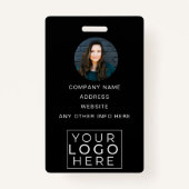 イベントIDカスタマイズラニヤール名タグ（写真） バッジ (裏面)