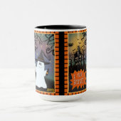 イボおもしろいス得幽霊キュート不気味コーヒーマグ マグカップ (中央)