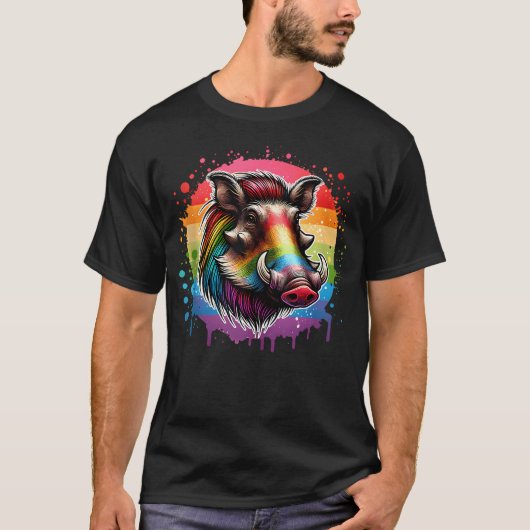 イボイノシシ Tシャツ (正面)