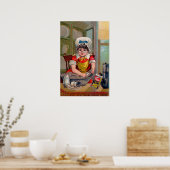 イボビクトリアンリン石鹸のトレードカード ポスター (キッチン)