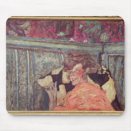 イボンヌPrintempsおよびSacha Guitry c.1912 マウスパッド (正面)
