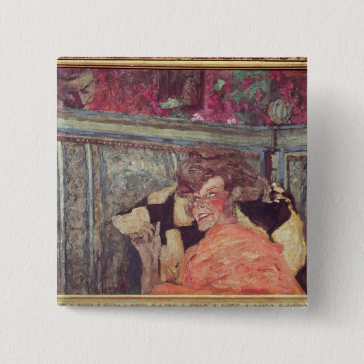 イボンヌPrintempsおよびSacha Guitry c.1912 缶バッジ (正面)