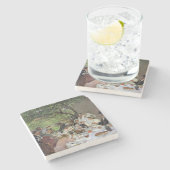 イポ結婚ートでの食事， 1886 ストーンコースター (横)