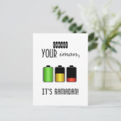 イマやる気を起こさせるン・ラマダーン・イスラムを非難 ポストカード (スタンド正面)