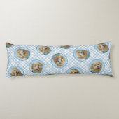 イマアル・テリア絵を描ーのオリジナル・ドッグ・アートのグレン ボディピロー (裏面)