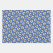 イマアル・テリア絵を描ーのオリジナル・ドッグ・アートのグレン ラッピングペーパーシート (正面3)