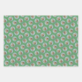 イマアル・テリア絵を描ーのオリジナル・ドッグ・アートのグレン ラッピングペーパーシート (正面2)