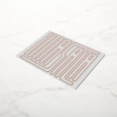 イマサラギフトカード 箔シーズンポストカード (回転した状態)