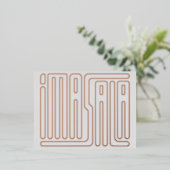 イマサラギフトカード 箔シーズンポストカード (立ち正面)