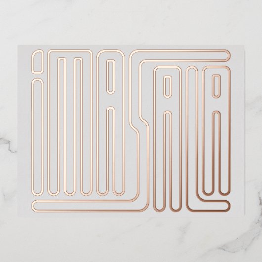 イマサラギフトカード 箔シーズンポストカード (正面)