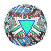 イマジシ図解入りの、写真付きのョン野球 野球ボール (正面)