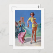 イマジナティブ・テイルズダイジェスト(1955年7月) ポストカード (正面/裏面)