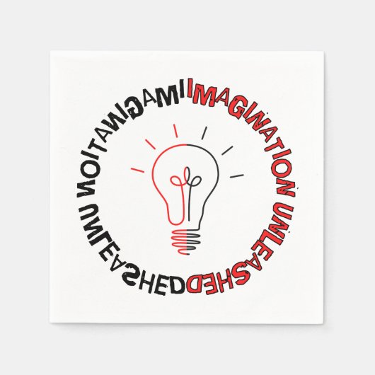 イマジネーションなし03.b スタンダードカクテルナプキン (正面)