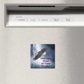 イマジネーションのイーグルと滝やる気を起こさせる磁石 マグネット (インサイチュ (食洗機))