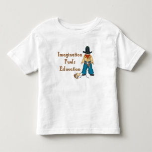 イマジネーション燃料教育(カウボーイ)幼児T トドラーTシャツ