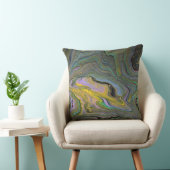 イマジネーション1抽象芸術アクリル系下塗り枕 クッション (椅子)