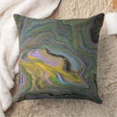 イマジネーション1抽象芸術アクリル系下塗り枕 クッション (ブランケット)