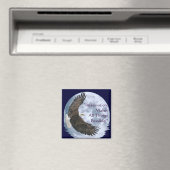 イマジネーションBald Eagle & Moonモチベーション・マグネット マグネット (インサイチュ (食洗機))