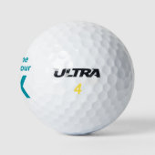 イマジン・ディス・イズ・ユア・エックス 面白い ティール色 ゴルフボール (ロゴ)