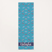 イマックアイパターンキュートゼンナザール名前をカスタムする ヨガマット (正面)