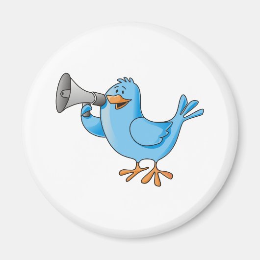 イマドゥジェラデイラツイッターバード マグネット (正面)
