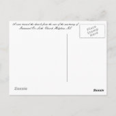 イマニュエル聖所 ポストカード (裏面)