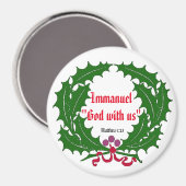 イマヌエル神と我々のリーフカスタマイズIt マグネット (正面/裏面)