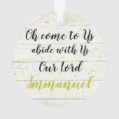 イマヌエル オーナメント (裏面)