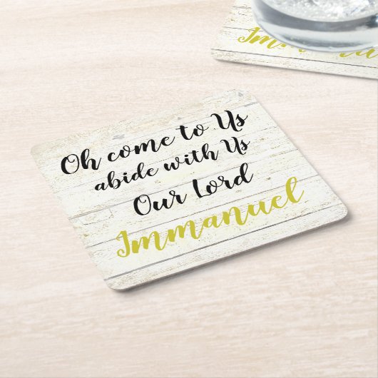 イマヌエル スクエアペーパーコースター (アングル)