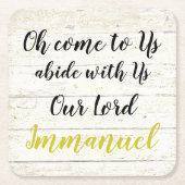 イマヌエル スクエアペーパーコースター (正面)