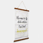 イマヌエル 吊り下げ型タペストリー (傾斜あり)