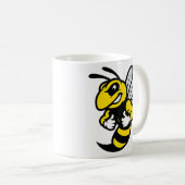 イマビー逆さま面白い蜂 コーヒーマグカップ (正面右)