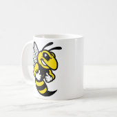 イマビー逆さま面白い蜂 コーヒーマグカップ (正面左)