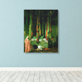 イマムフセインの神社 キャンバスプリント (インサイチュ (ウッドフロア))