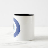 イマートアイブルー芸術的ギリシャ語 ツートーンマグカップ (中央)