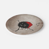 イマードクリスマスキャラクター不気味かわいい ペーパープレート (アングル)