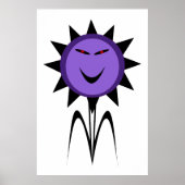 イマーブラワーかわいいゴシックハロウィンポスター ポスター (正面)