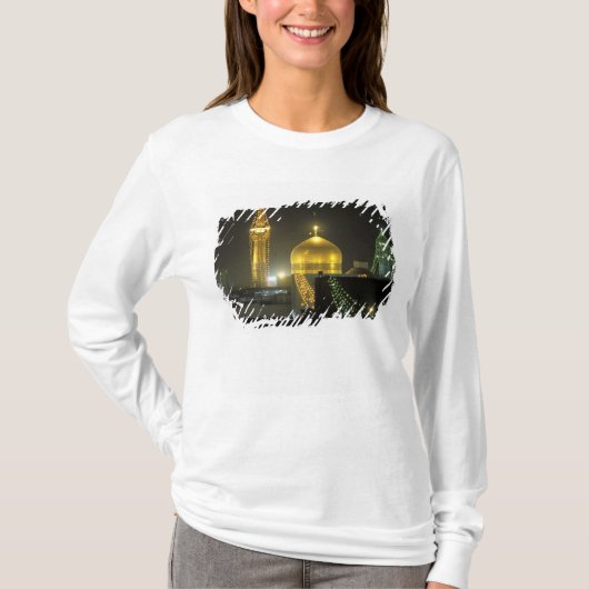 イマーム・レザー廟複合体の黄金のドーム Tシャツ (正面)