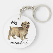 イマール・テリアの救助グレン キーホルダー (裏面)