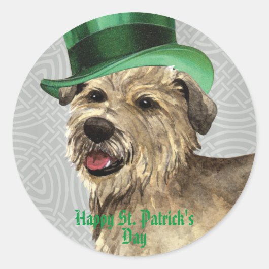 イマール・テリア・ロの聖パトリック・デイ・グレクラシックン ラウンドシール (正面)